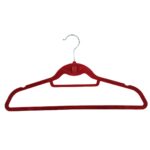 Velvet Coated Hanger Red 45cm