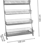 Four-Layers Display Rack Stand