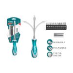 12 Pcs مفك براغي رصور مع رؤوس صليب شق منجم