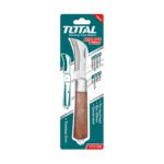 198MM سكين جيبة مسكة خشب راس اعوج