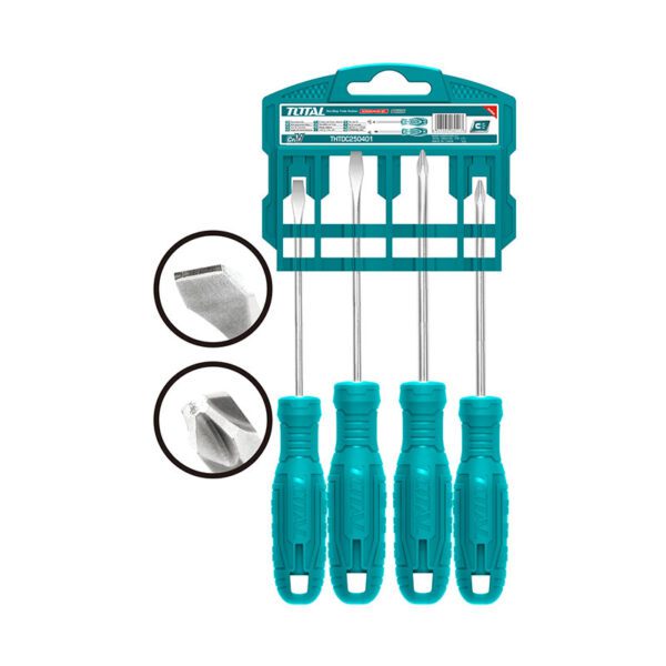 4PCS طقم مفك براغي مسكة بلاستيك