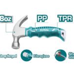 2000g مطرقة مسكة خشب