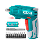 4V مفك بطارية + رؤوس مفكات