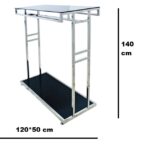 Retail Clothing Display Rails Stand Wardrobe
