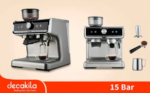 Professional Coffee Machine 1450W Premium Coffee Machine Espresso Cappuccino & Latte Machine With Grinder - Image 2