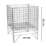 Dump Bin Chrome Wire