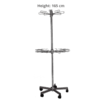 2 Tier Revolving Belt/Tie Display Rack