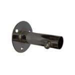 Long Wall Bracket with Screw for chrome tube rail