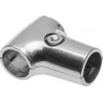 Chrome 3-Way T-Shape Clamp Fitting for 25mm Chrome Tube Rail