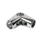 Chrome 4-Way Adjustable Clamp for 25mm Chrome Tube Rail