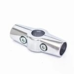 Chrome 3-Way Shape Clamp Fitting for 25mm Chrome Tube Rail