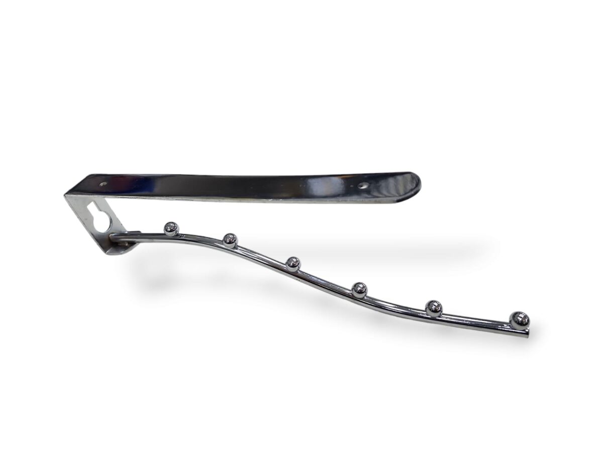 Wavy Display Arm with Ball and over Arm Shelf For Wall - Image 2