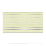 Cream Slat-Wall With 7 Grooves