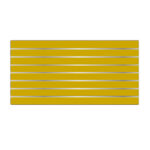 Yellow Slat-Wall With 7 Grooves