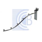 Wavy Display Arm For Slat-wall With Ball