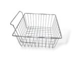 Chrome Wire Basket for Slatwall - H15 x W30 x D30cm - Image 2