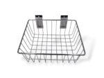 Chrome Wire Basket for Slatwall - H10 x W20 x D25cm - Image 3