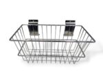 Chrome Wire Basket for Slatwall - H15 x W30 x D15cm - Image 3