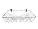 Chrome Wire Basket for Slatwall - H15 x W60 x D30cm - Image 2