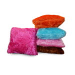 Fluffy Faux Fur Square Pillow