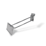 Single Prong Slat-wall Hook With Overarm Price Tag