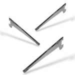 Adjustable Wood Shelf Bracket for Double Slot Channel