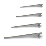 Glass Shelf Bracket for Slotted Channel - 15cm - 45cm