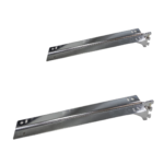 Double Wood Shelf Bracket for Slotted Channel - 30 cm