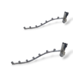 Wavy Display Arm With Ball For Double Slot Channel