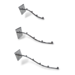 Wavy Display Arm With Balls For Wall