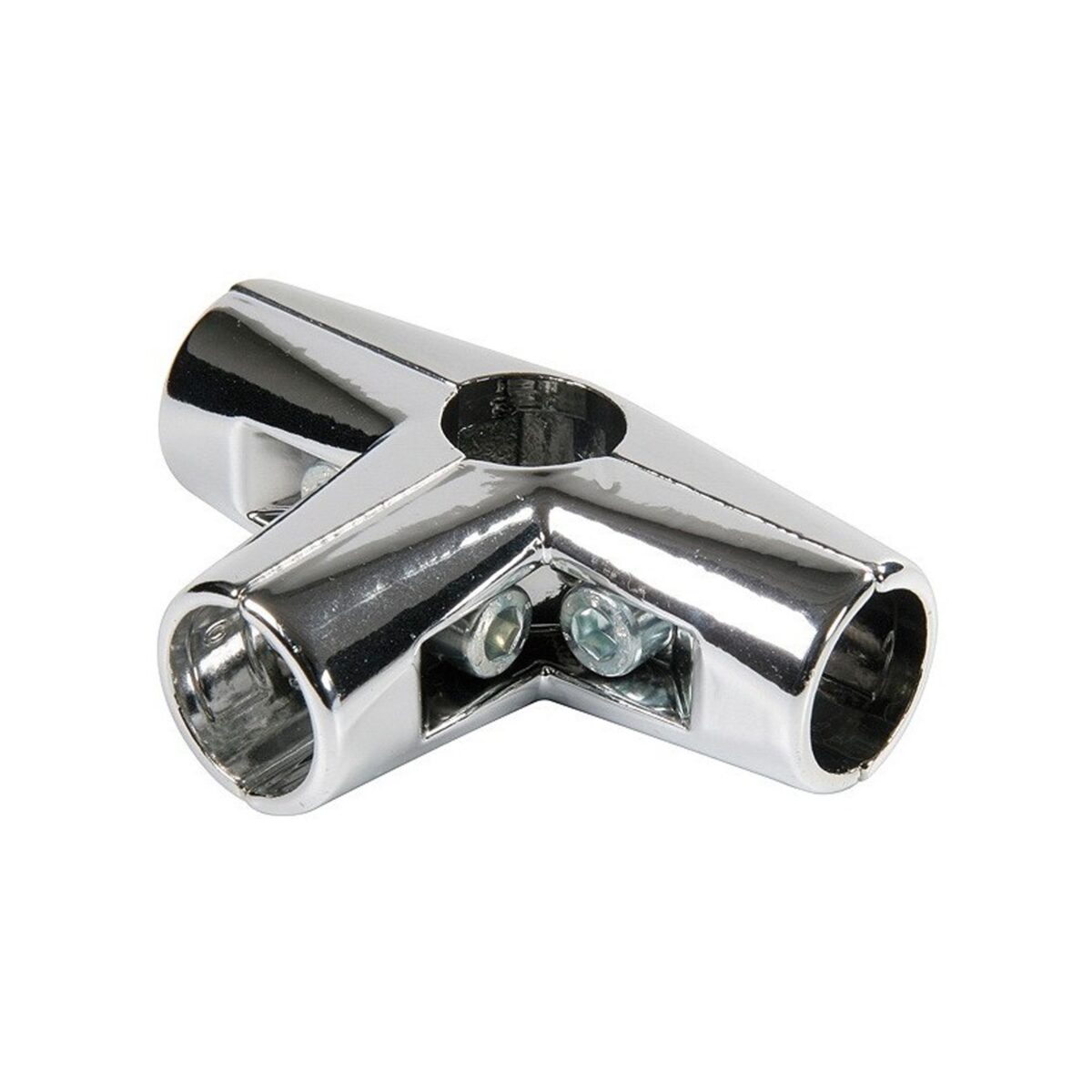 Chrome 5-Way Clamp for 25mm Chrome Tube Rail - Image 1