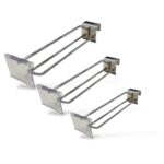 Double Prong Hook With Over arm Price Tag For Rectangular Crossbar - 20/25/30cm