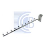 10 Pins Sloping Display Arm for Slatwall