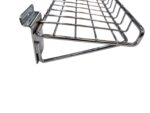 Chrome Wire Shelf for Slatwall - W40 x D15cm - Image 3