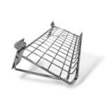 Chrome Wire Shelf for Slatwall - W40 x D15cm