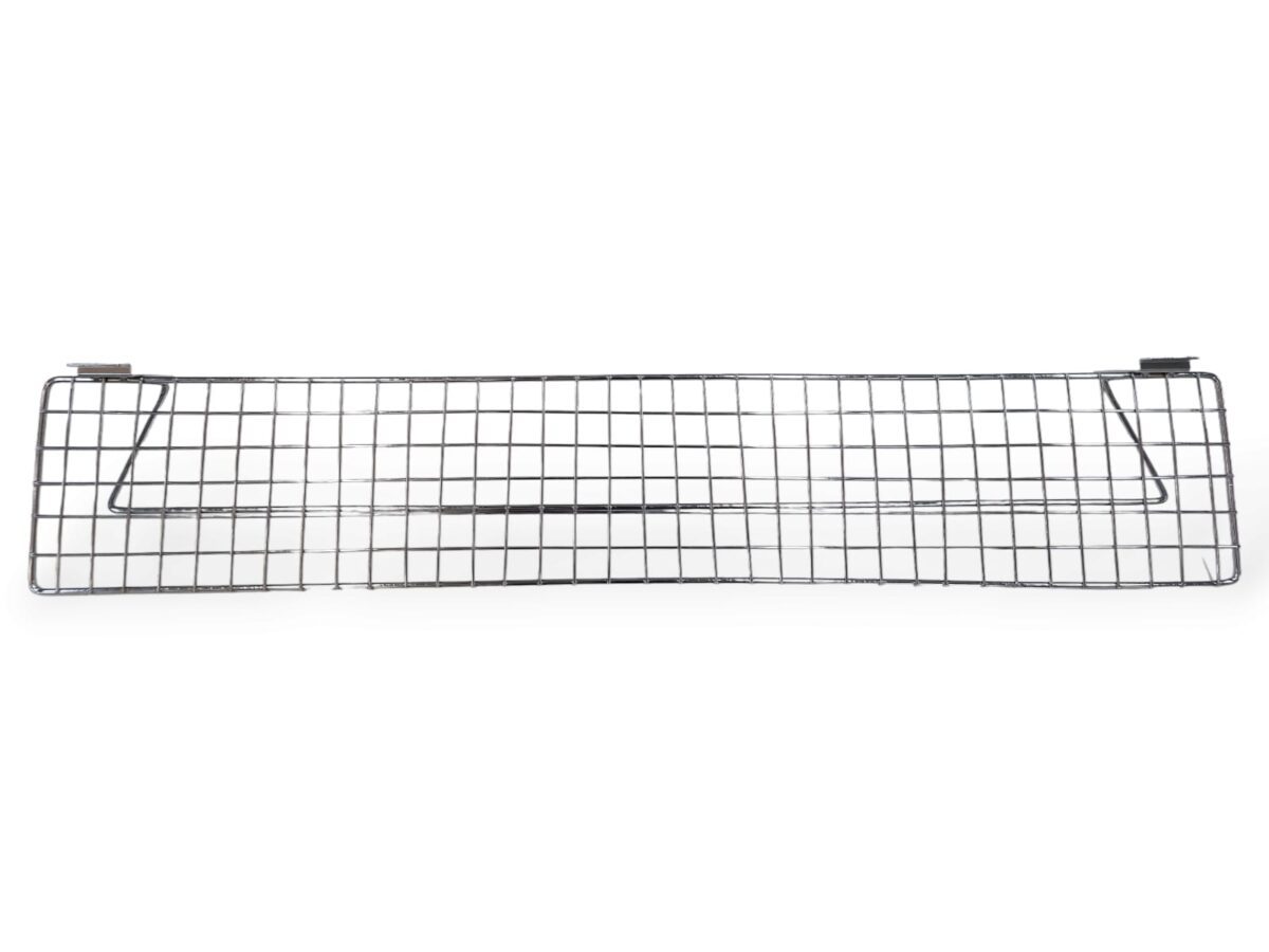 Chrome Flat Wire Shelf for Slatwall - W90 x D15cm - Image 3