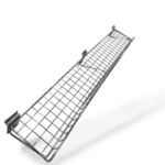 Chrome Wire Shelf for Slatwall - W100 x D15cm