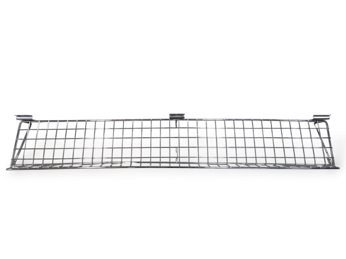 Chrome Wire Shelf for Slatwall - W100 x D15cm - Image 2