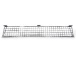 Chrome Wire Shelf for Slatwall - W100 x D15cm - Image 2