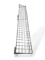 Chrome Wire Shelf for Slatwall - W100 x D15cm - Image 4