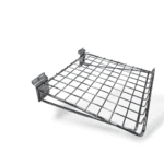 Chrome Wire Shelf for Slatwall - W30 x D30cm