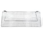 Chrome Flat Wire Shelf for Slatwall - W80 x D30cm - Image 2
