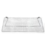Chrome Flat Wire Shelf for Slatwall - W90 x D30cm - Image 4