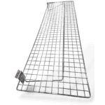 Chrome Flat Wire Shelf for Slatwall - W100 x D30cm
