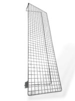 Chrome Flat Wire Shelf for Slatwall - W100 x D30cm - Image 3