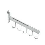 5-Hooked Display Arm for Slatwall