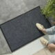 Entry Brush Ribbed Door Mat For Indoor Entranceways