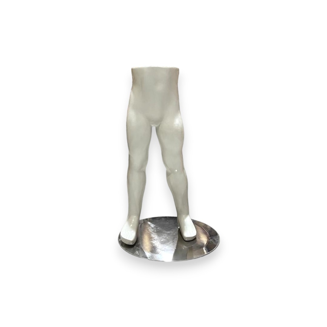 White Child Legs Mannequin for Pants display