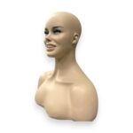 Realistic Female Mannequin Head with Shoulders