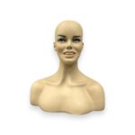 Realistic Female Mannequin Head with Shoulders